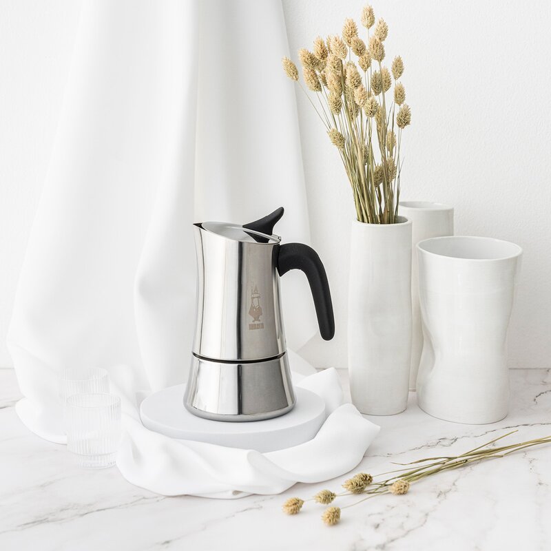 Moon Exclusive espressokanne 4 kopper 15 cl stål