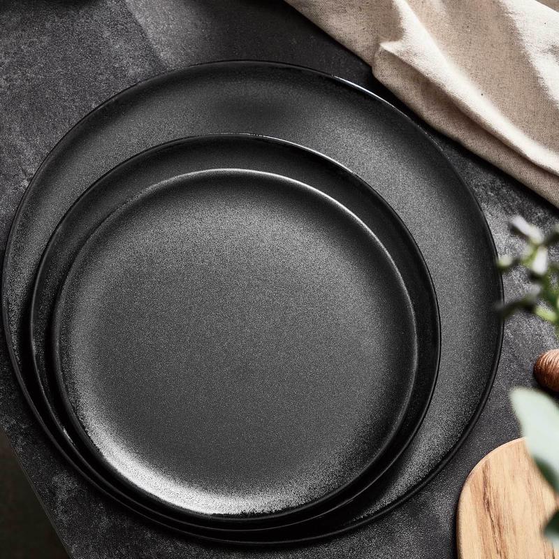 RAW Titanium Black desserttallerken 20 cm