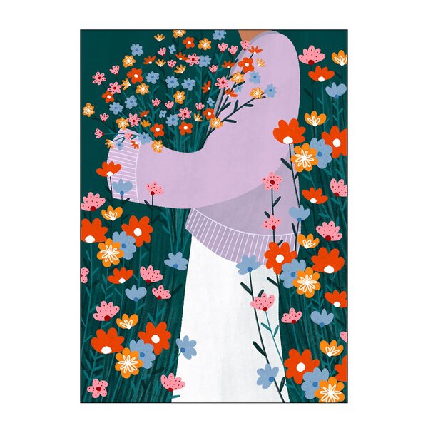 Bea Muller poster 30x40 cm wildflower garden
