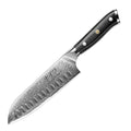 Santoku kniv 32 cm svart