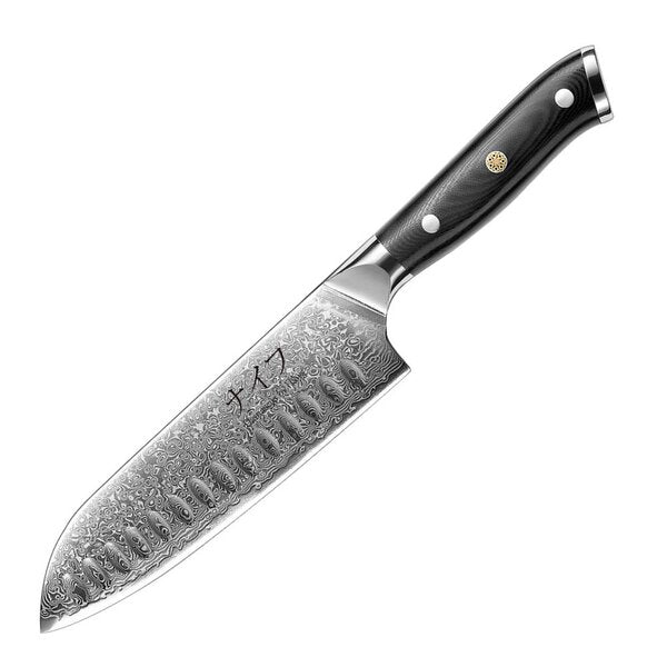 Santoku kniv 32 cm svart