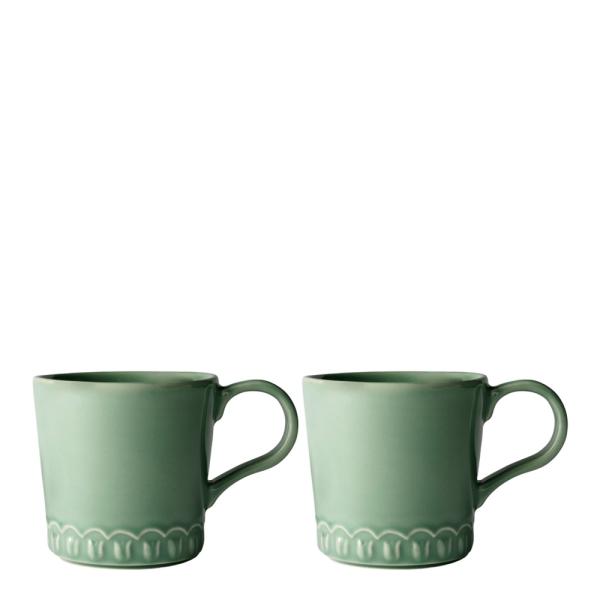 Tulipa kopp med hank 40 cl 2 stk verona green