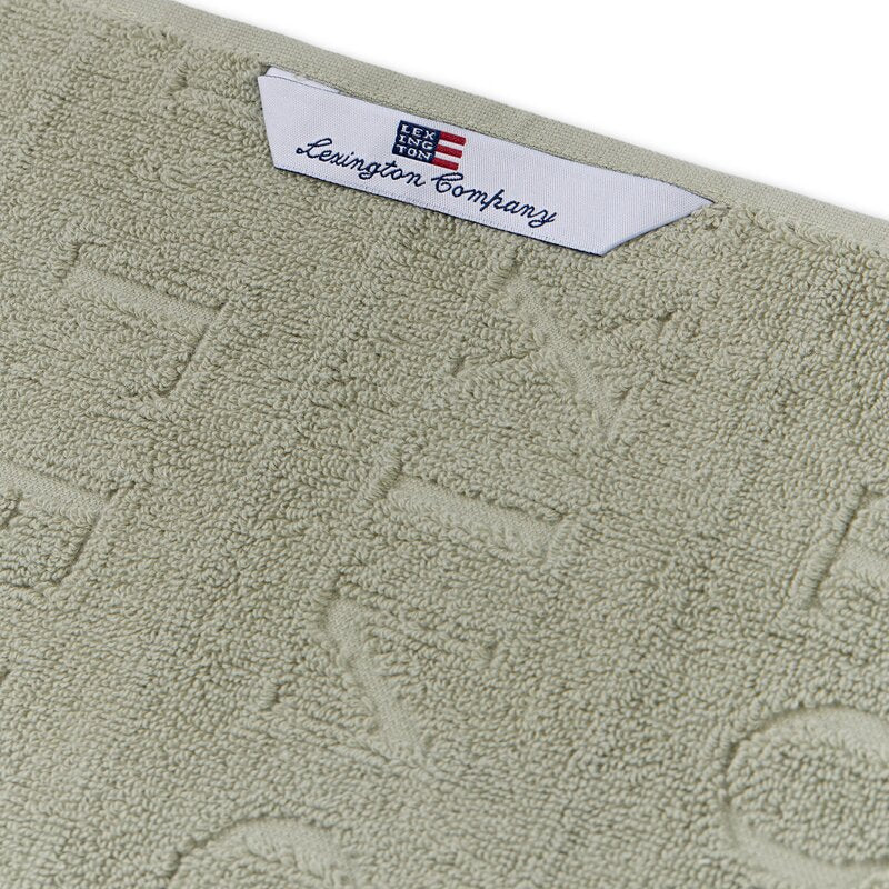 Håndkle velour jacquard 30x50 cm vintage green
