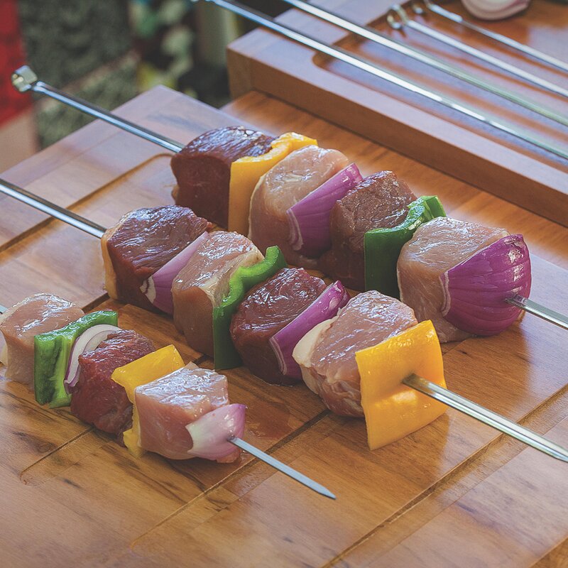 BBQ by Hellstrøm grillspyd 6 stk stål