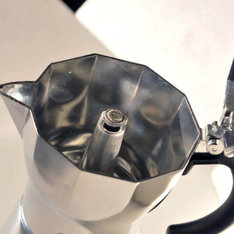 Kaffebrygger 6 kopper aluminium