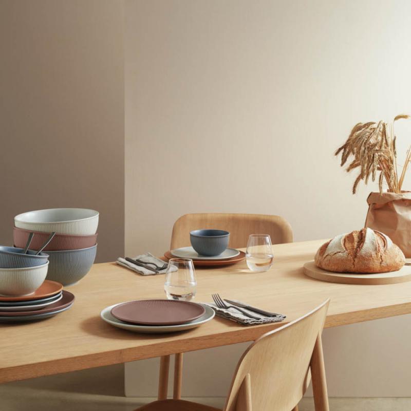 Clay tallerken 22 cm rust