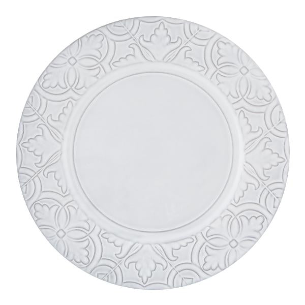 Rua Nova tallerken flat 28 cm antikkhvit