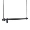Swing M garderobestang 80 cm svart eik/svart