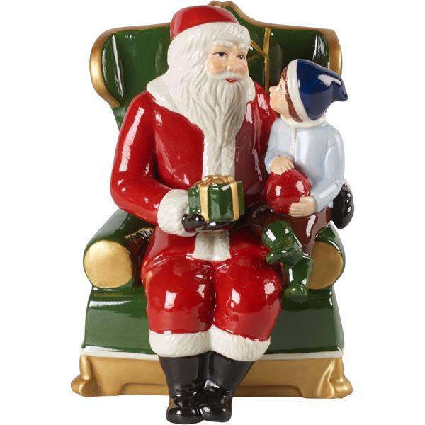 Christmas Toy's julenisse i lenestol 15 cm