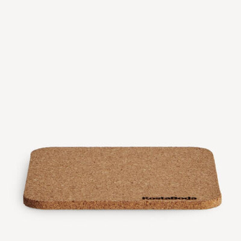Viva glassbrikke 9,6x9,6 cm 4 stk kork