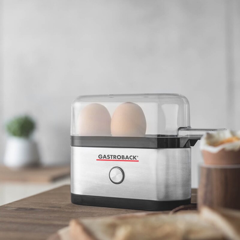 Design mini eggkoker sølv