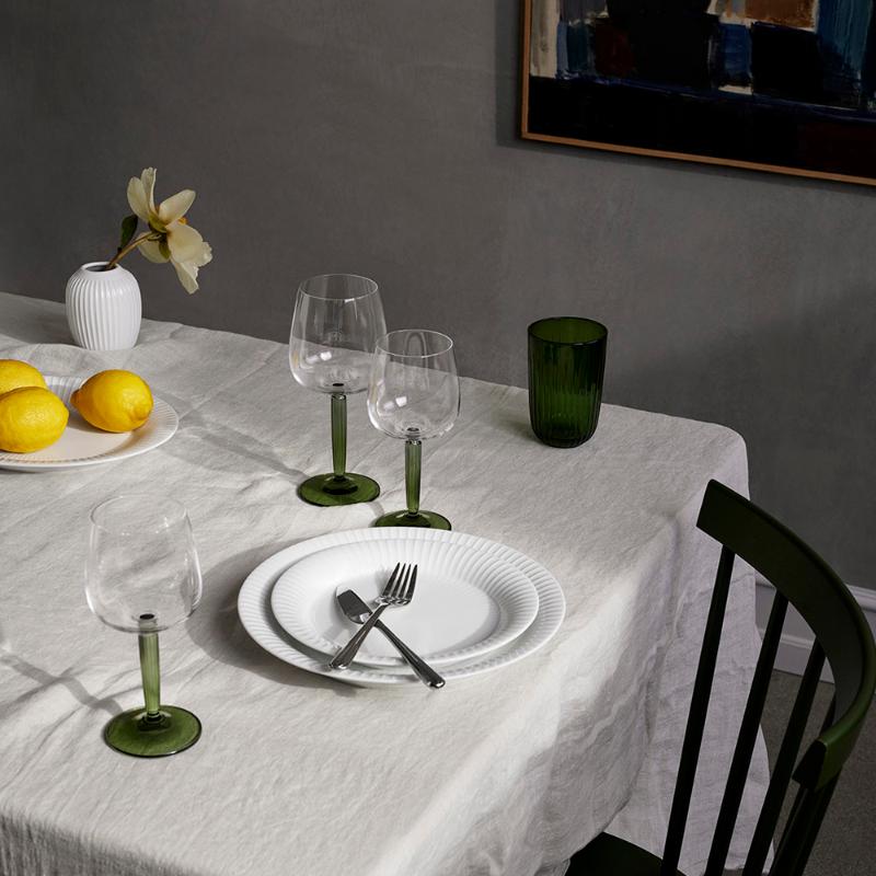 Hammershøi hvitvinsglass 35 cl 2 stk grønn