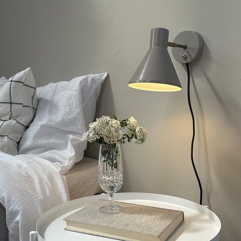 Sleep vegglampe 17 cm beige