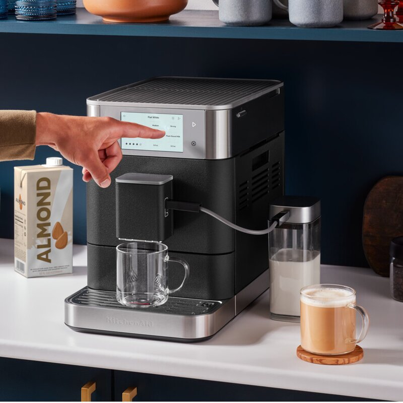 Espressomaskin helautomatisk KF8 cast iron black