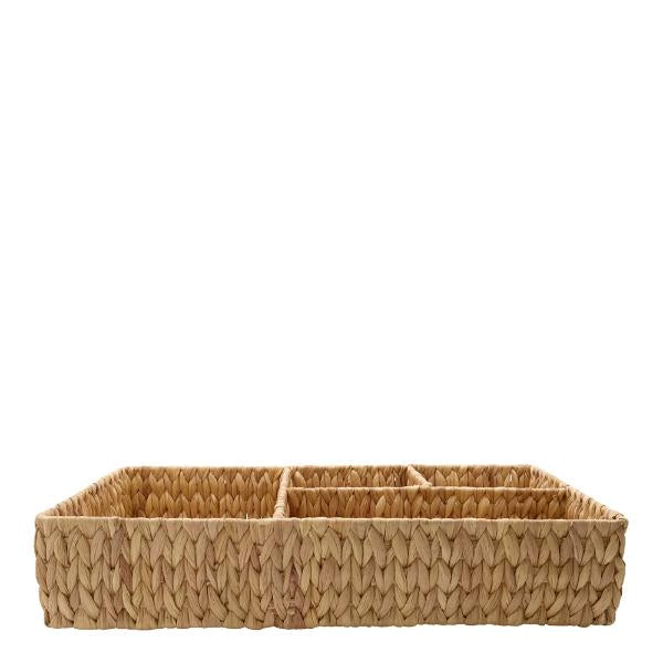 Store kurv 50x30x10 cm natur