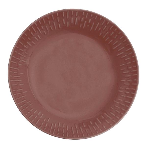 Confetti pastatallerken 23 cm bordeaux