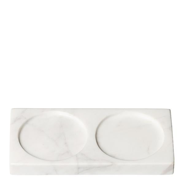Tabletopper brett for kverner 15 cm hvit marmor