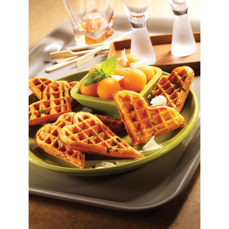 Snack toastjern plater Box 6: hjerte vaffler