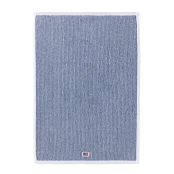 Original håndkle 30x50 cm stripet hvit/navy