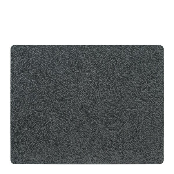Square Hippo spisebrikke  L 35x45 cm svart-antrasitt