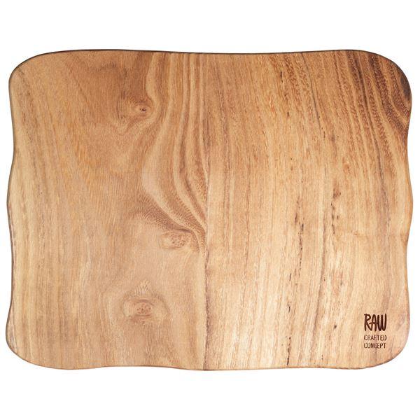 RAW Teak skjærebrett 32x24x2 cm