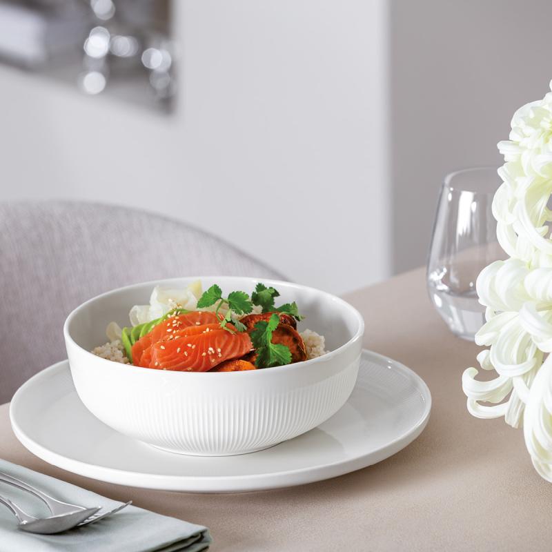 Afina salatskål 1L hvit