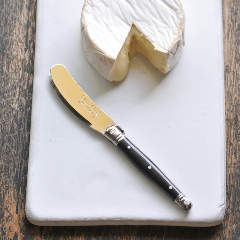 Laguiole smørkniv 15 cm svart