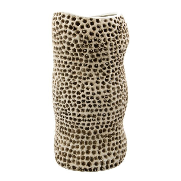 Pan vase 29 cm beige