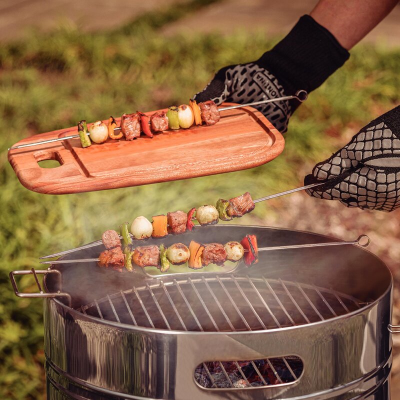 BBQ by Hellstrøm grillspyd 6 stk stål