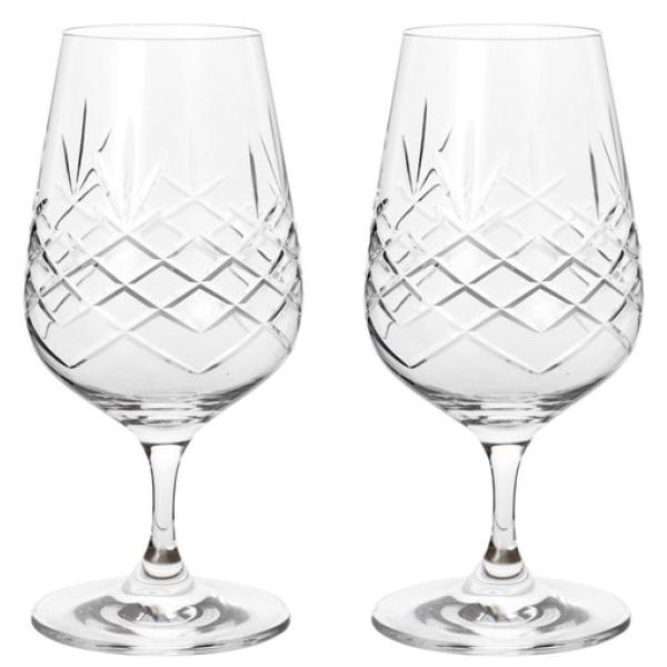 Crispy Mate ølglass 36 cl 2 stk clear