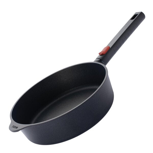 ECO Logic QXR sautèpanne 24 cm avtagbart håndtak svart