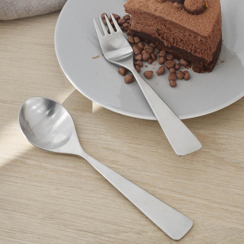 Maya dessertskje 16,5 cm stål