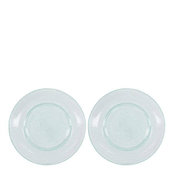 Rain tallerken 27 cm 2 stk aqua