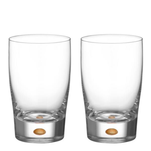Intermezzo tumbler 25 cl 2 stk gull
