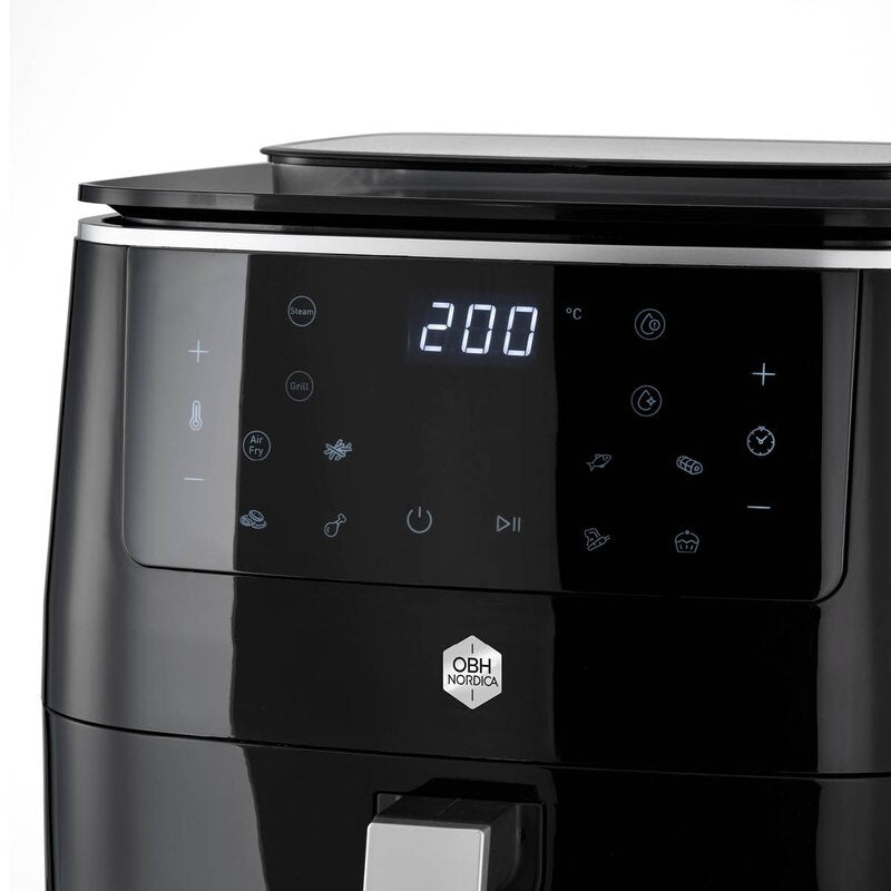 Easy Fry 3-i-1 steam+ svart airfryer 6,5L svart