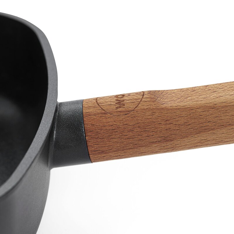 ECO Logic QXR stekepanne firkantet 24 cm fast trehåndtak