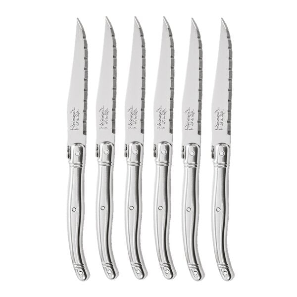 Biffkniver 23 cm 6 stk stainless