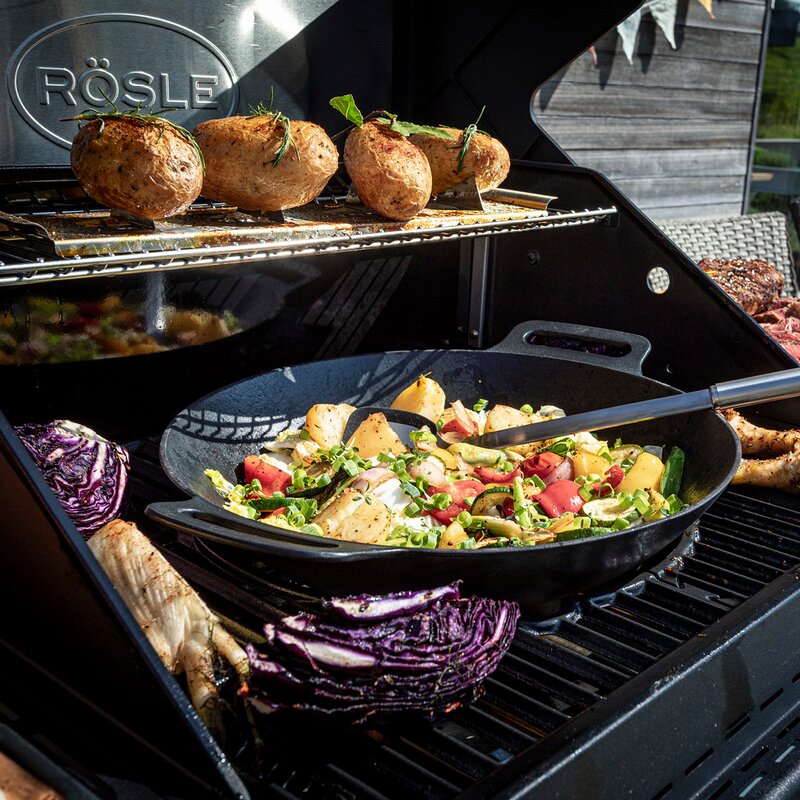 AllFlame Hero 6 gassgrill 28000W svart