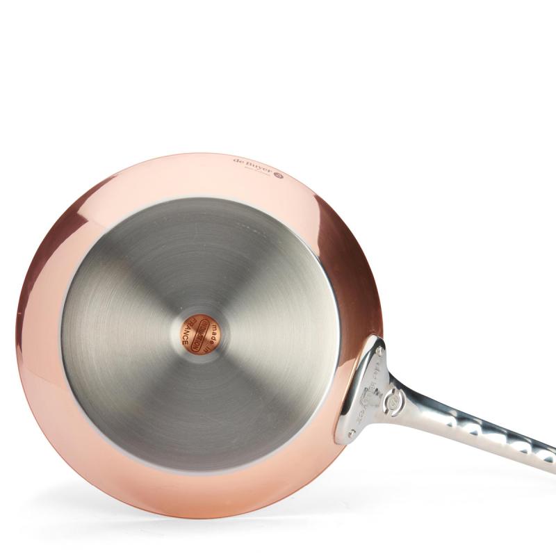 Prima Matera stekepanne 28 cm kobber/rustfritt stål