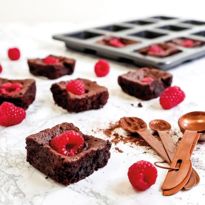 Non-stick bakeform for 12 stk brownies