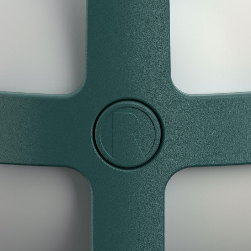 Soft spot solar circular lampe 18,5 cm forest green