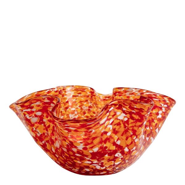 Cara skål 17 cm rød/oransje