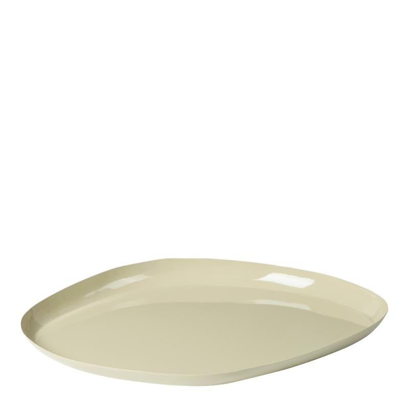 Mie dekorfat stort 39x32 cm castle beige