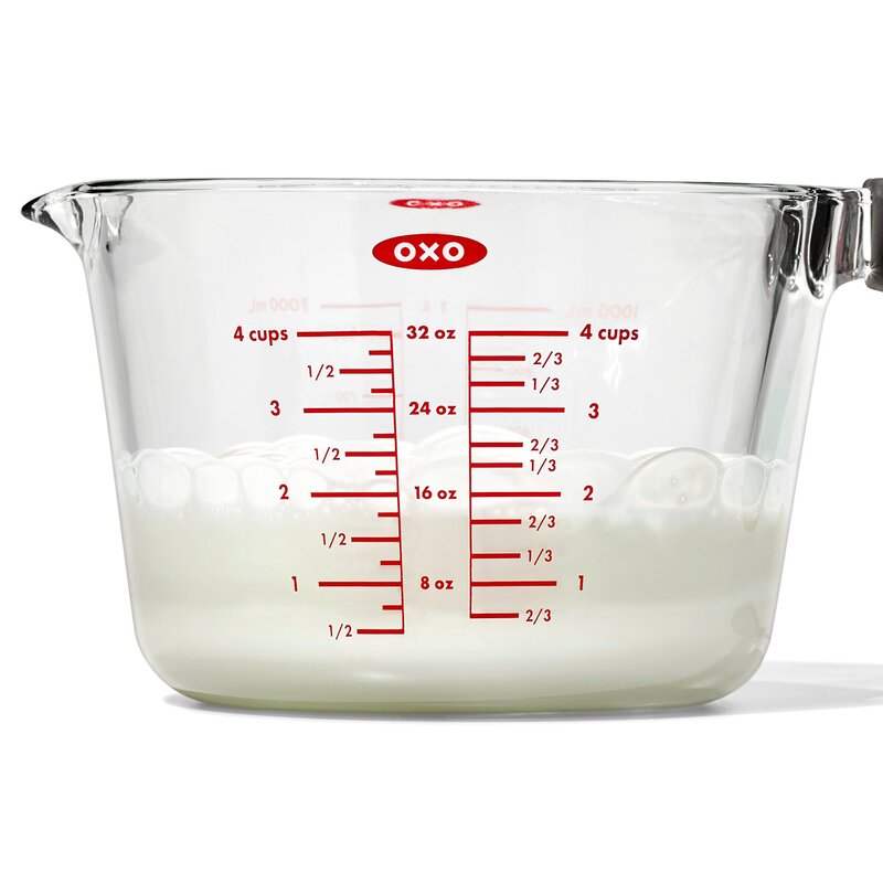 Målebeger 1L glass