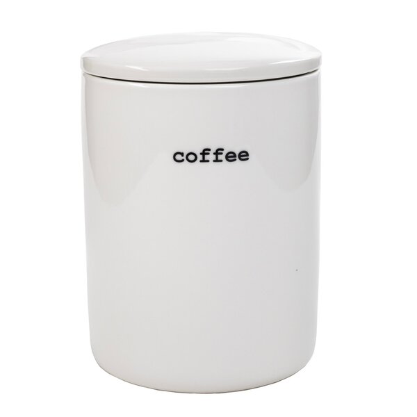 Kaffebeholder 17 cm hvit