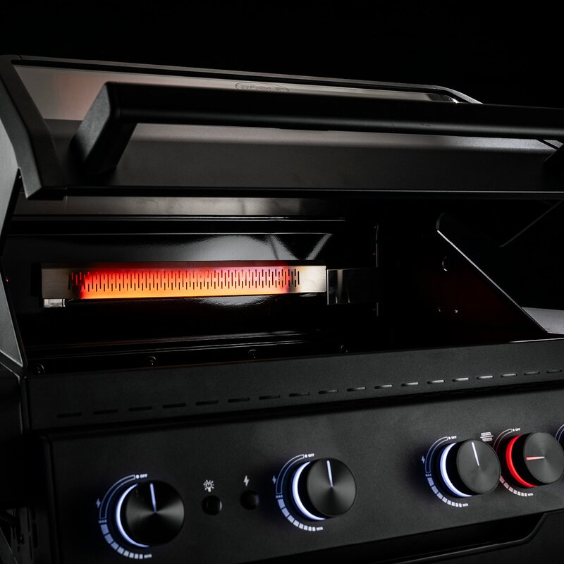 AllFlame Hero 4 gassgrill 21000W svart