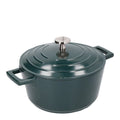 Cast Aluminium gryte 2,5L 21 cm hunter green