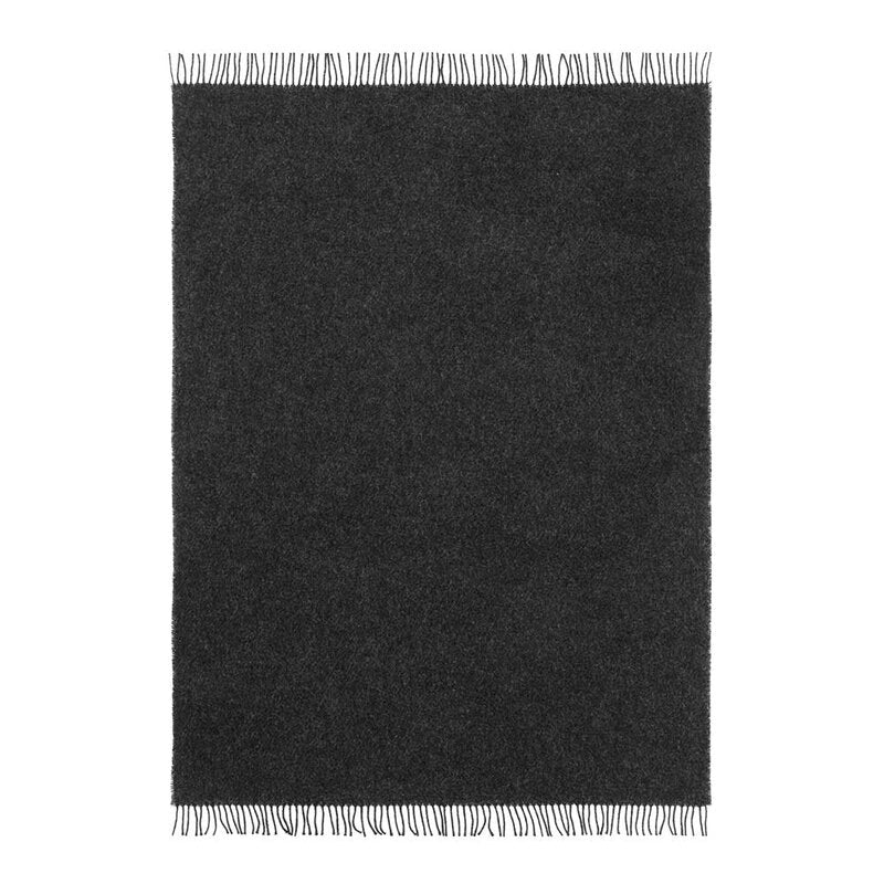 Falketind ullpledd 120x180 cm koksgrå