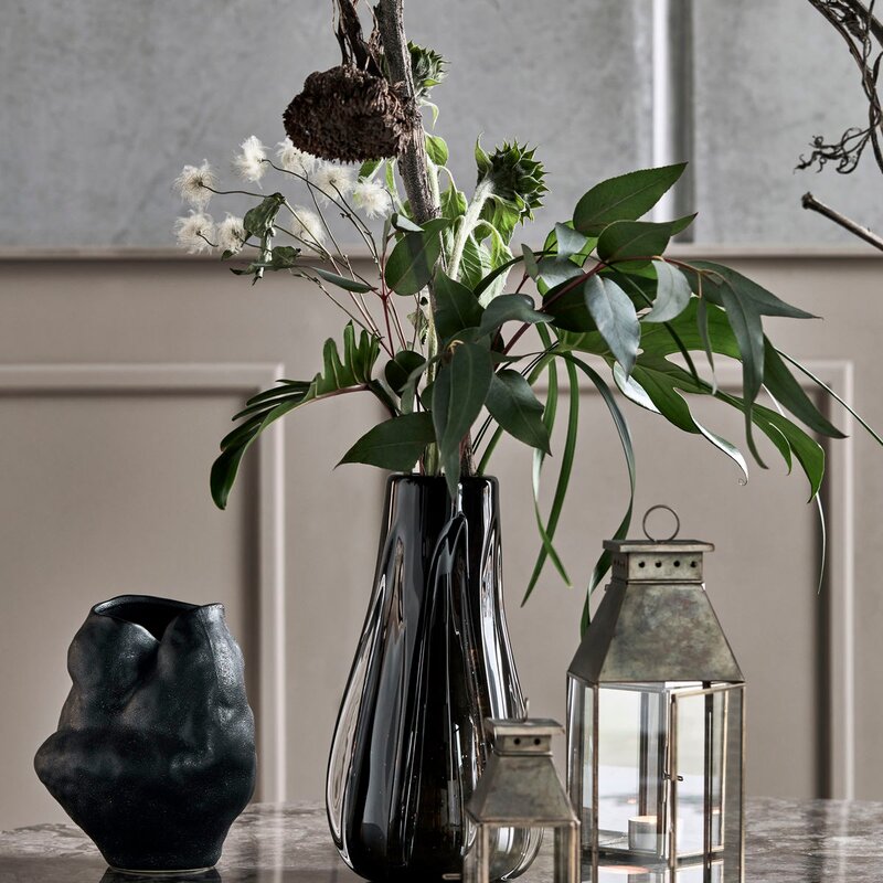 Ramm vase 30 cm brun