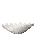 Shell skål 34x33 cm hvit